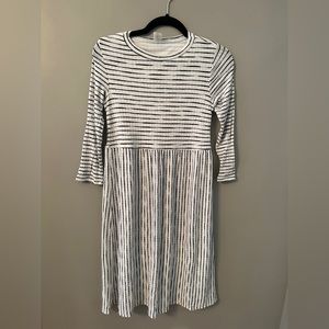 Pinkblush Striped Ribbed Maternity Dress
